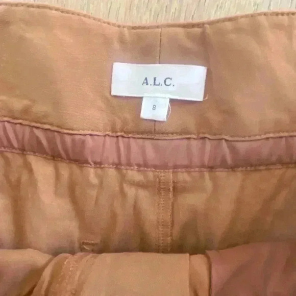 A.L.C. Dylan Linen Blend Paperbag Waist Pants $450 - Picture 5 of 7